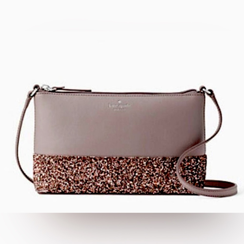 KATE SPADE NWT Ramey Greta Court Cityscape e (992) gray 🔥 Crossbody bag